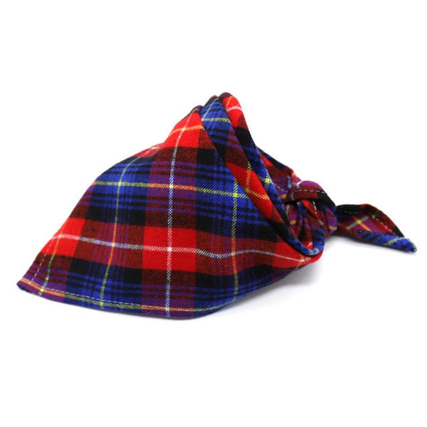 Pet Dog Cat Neck Scarf Adjustable Dog Bandana Tie Bowtie Cotton Plaid Cleaning Towel For Dog Cat Cats Grooming Accessories