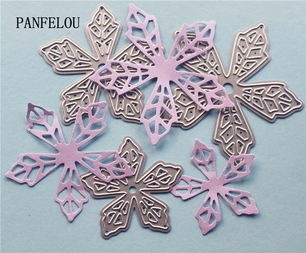 PANFELOU Metal craft The Shy rose paper die cutting dies for Scrapbooking/DIY Valentine's day wedding New year cards