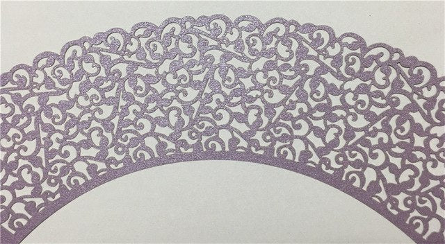 10pcs 18x12cm Laser Cut Rose Table Place Card DIY Wedding Party Menu Card Romantic Wedding Invitation Party Table Cards 6ZH13