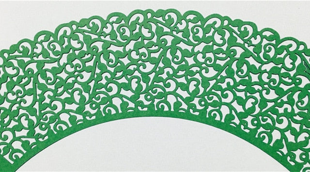 10pcs 18x12cm Laser Cut Rose Table Place Card DIY Wedding Party Menu Card Romantic Wedding Invitation Party Table Cards 6ZH13