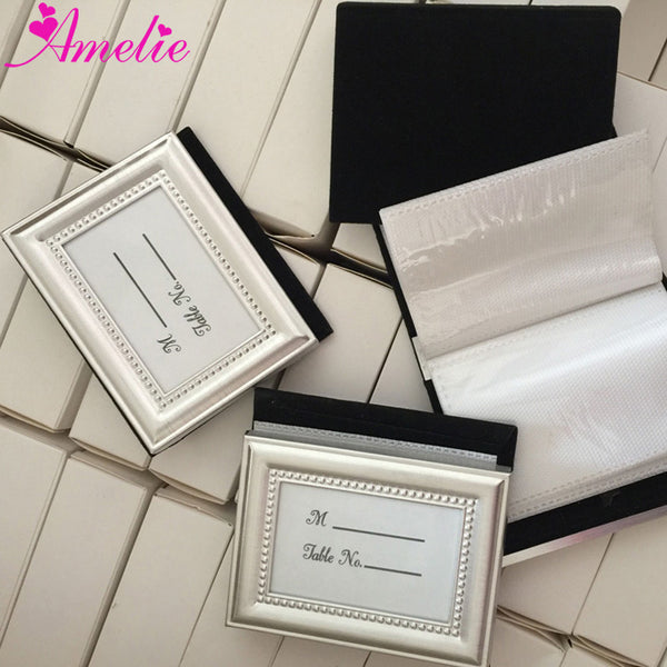1pc/lot Wedding Guest Return Gift Little Book of Memories Mini Silver Photo Album Baby Shower Souvenirs Party Supplies