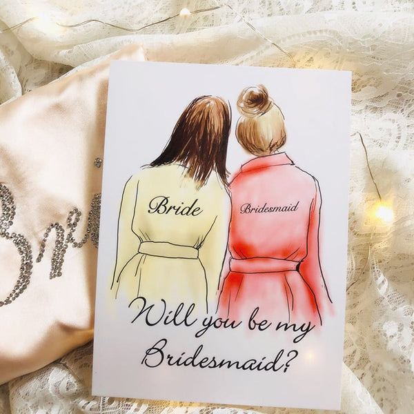 5pcs lot unique wedding party invitations card will be my Bridesmaid Groomsman Proposal invitation