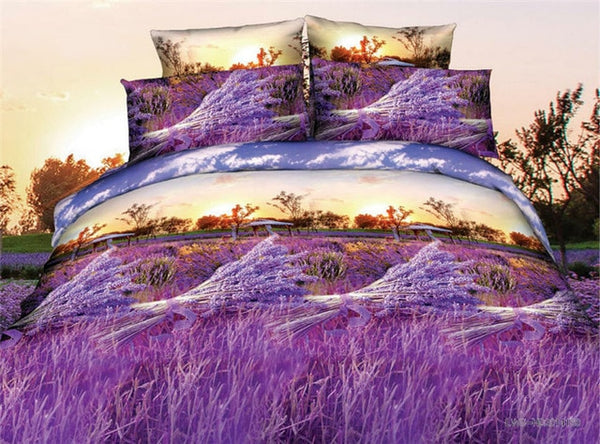 40  Cotton 3D Rose Bedding Sets High Quality Soft Duvet Cover Bedsheet Pillowcase Reactive Printed Bedclothes Queen Bed Linen