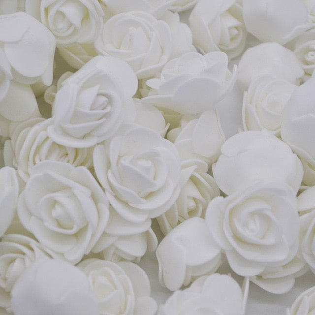 1Pcs Polystyrene Styrofoam White Foam Bear Mold Artificial Flower Head Rose Teddy Valentine's Day Gifts Party Wedding Decoration