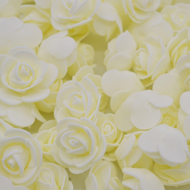 1Pcs Polystyrene Styrofoam White Foam Bear Mold Artificial Flower Head Rose Teddy Valentine's Day Gifts Party Wedding Decoration