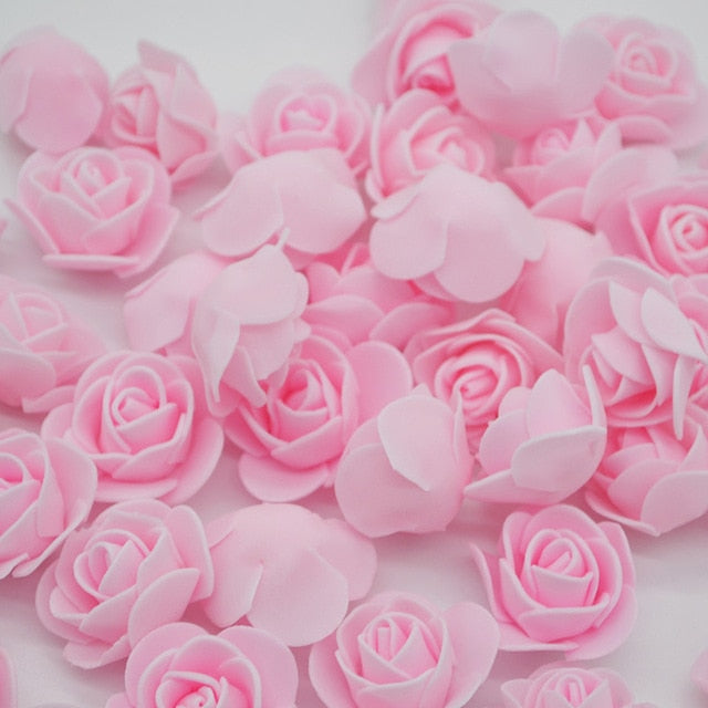 1Pcs Polystyrene Styrofoam White Foam Bear Mold Artificial Flower Head Rose Teddy Valentine's Day Gifts Party Wedding Decoration