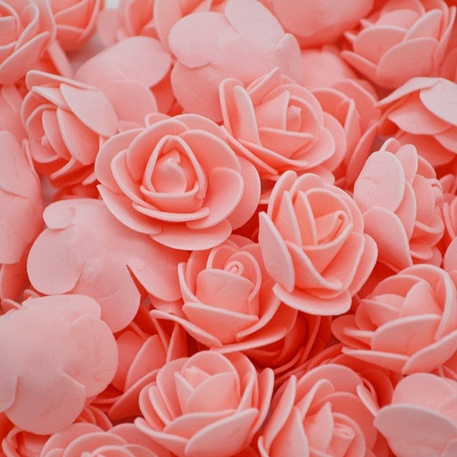 1Pcs Polystyrene Styrofoam White Foam Bear Mold Artificial Flower Head Rose Teddy Valentine's Day Gifts Party Wedding Decoration