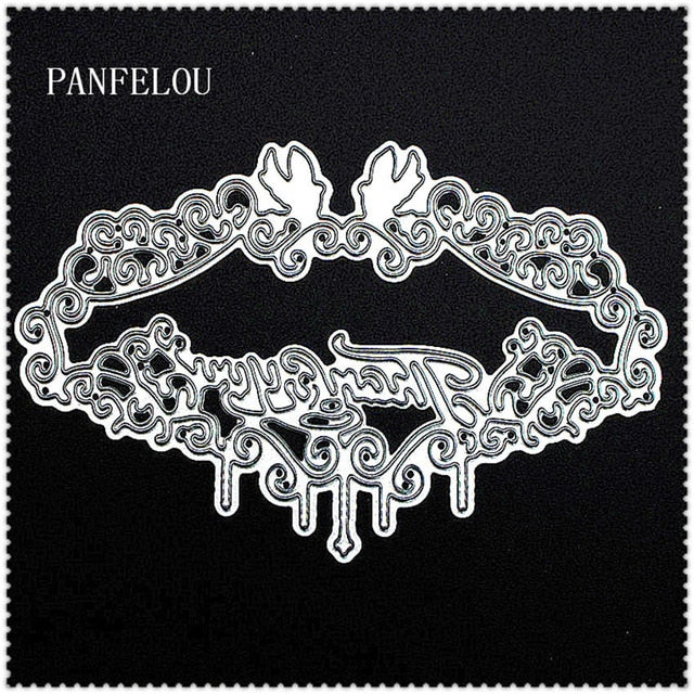 PANFELOU Metal craft The Shy rose paper die cutting dies for Scrapbooking/DIY Valentine's day wedding New year cards