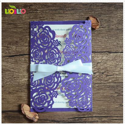 Super elegant laser cut rose gold glitter paper wedding invitation card hot selll personalize royal wedding card for wedding