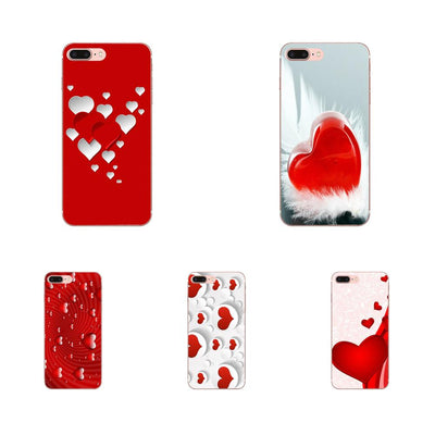 For Xiaomi Mi6 Mi 6 A1 Max Mix 2 5X 6X Redmi Note 5 5A 4X 4A A4 4 3 Plus Pro On Sale Phone Accessories Case Red Valentine Hearts