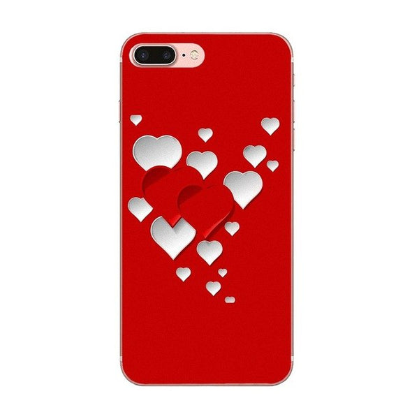 For Xiaomi Mi6 Mi 6 A1 Max Mix 2 5X 6X Redmi Note 5 5A 4X 4A A4 4 3 Plus Pro On Sale Phone Accessories Case Red Valentine Hearts