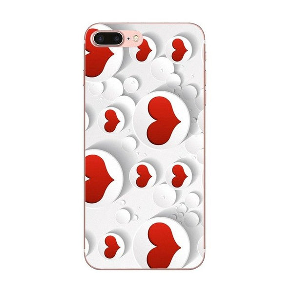 For Xiaomi Mi6 Mi 6 A1 Max Mix 2 5X 6X Redmi Note 5 5A 4X 4A A4 4 3 Plus Pro On Sale Phone Accessories Case Red Valentine Hearts