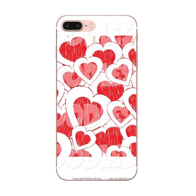 For Xiaomi Mi6 Mi 6 A1 Max Mix 2 5X 6X Redmi Note 5 5A 4X 4A A4 4 3 Plus Pro On Sale Phone Accessories Case Red Valentine Hearts