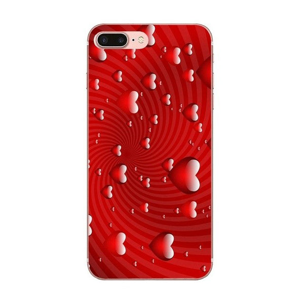 For Xiaomi Mi6 Mi 6 A1 Max Mix 2 5X 6X Redmi Note 5 5A 4X 4A A4 4 3 Plus Pro On Sale Phone Accessories Case Red Valentine Hearts