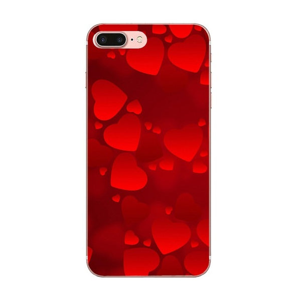For Xiaomi Mi6 Mi 6 A1 Max Mix 2 5X 6X Redmi Note 5 5A 4X 4A A4 4 3 Plus Pro On Sale Phone Accessories Case Red Valentine Hearts