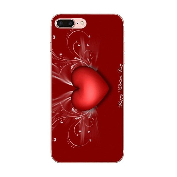 For Xiaomi Mi6 Mi 6 A1 Max Mix 2 5X 6X Redmi Note 5 5A 4X 4A A4 4 3 Plus Pro On Sale Phone Accessories Case Red Valentine Hearts